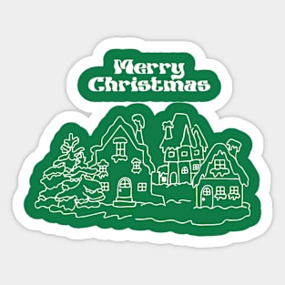 MERRY CHRISTMAS Sticker